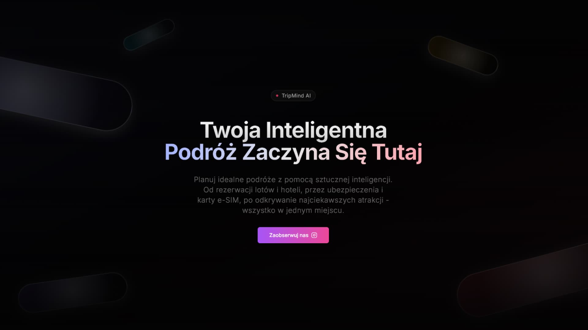TripMind - AI planer podróży